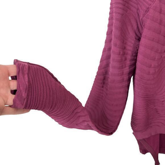 Nike City Ready Running Top Mock‎ Neck Burgundy Size S - Picture 3 of 6